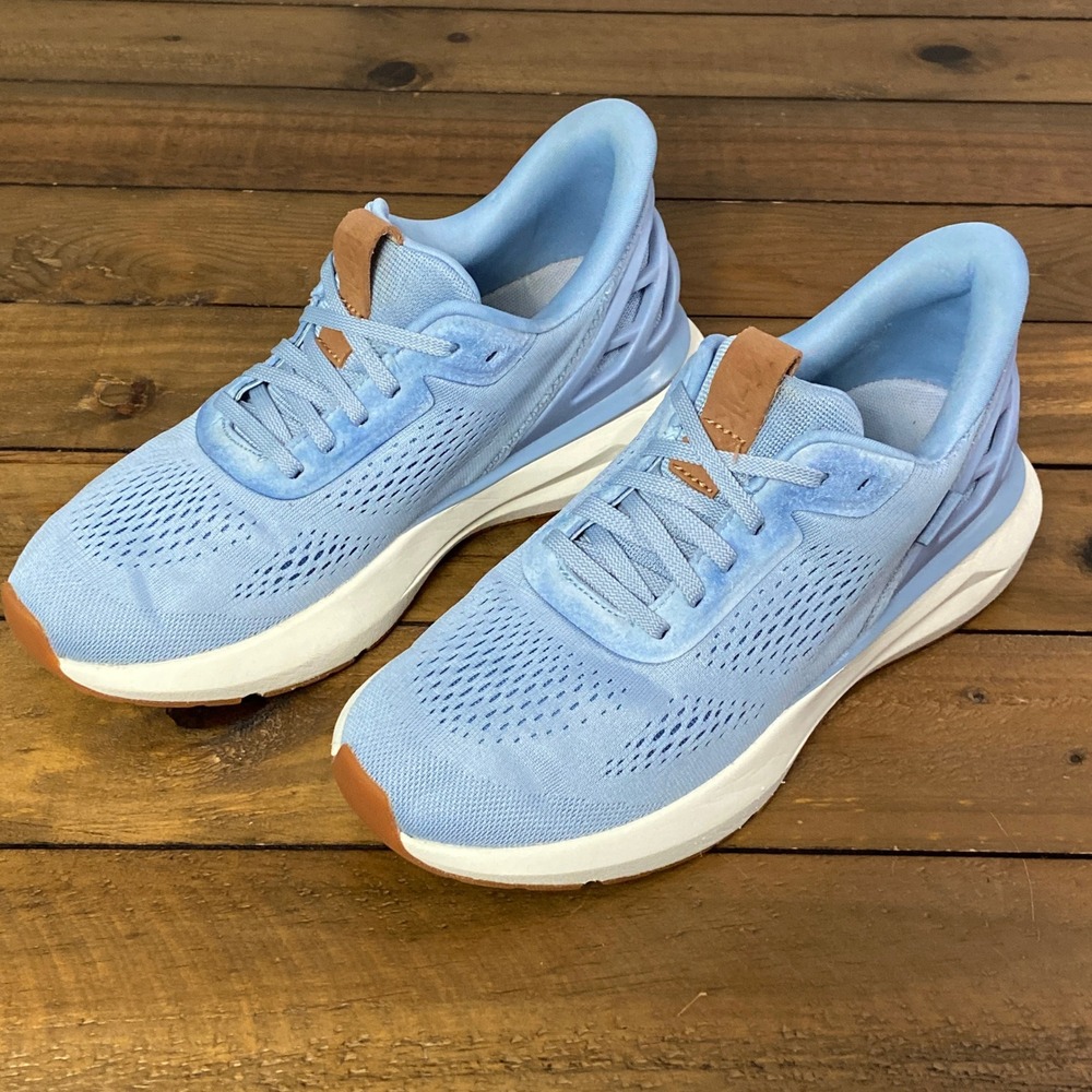 Kizik Athens Sky Blue Hands-Free Slip On Sneakers Womens 8 Athletic Shoes